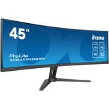 iiyama G-MASTER 45"LCD Curved Bus. UWQHD pantalla para PC 113 cm (44.5") 5120 x 1440 Pixeles Dual QHD LED Negro, Monitor de gaming negro (mate), 113 cm (44.5"), 5120 x 1440 Pixeles, Dual QHD, LED, 0,8 ms, Negro