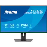 iiyama ProLite XB3294UHSCP-B1 pantalla para PC 80 cm (31.5") 3840 x 2160 Pixeles 4K Ultra HD Negro, Monitor LED negro (mate), 80 cm (31.5"), 3840 x 2160 Pixeles, 4K Ultra HD, 2 ms, Negro