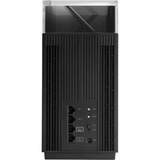 ASUS ZenWiFi Pro XT12 (1-PK) router inalámbrico Gigabit Ethernet Tribanda (2,4 GHz/5 GHz/5 GHz) Negro, Punto de acceso negro, Wi-Fi 6 (802.11ax), Tribanda (2,4 GHz/5 GHz/5 GHz), Ethernet, Negro, Router de sobremesa