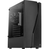 Aerocool Wave Midi Tower Negro, Cajas de torre negro, Midi Tower, PC, Negro, ATX, micro ATX, Mini-ITX, ABS, SPCC, 15,8 cm