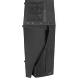 Aerocool Wave Midi Tower Negro, Cajas de torre negro, Midi Tower, PC, Negro, ATX, micro ATX, Mini-ITX, ABS, SPCC, 15,8 cm