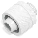 Alphacool Eiszapfen 16/10mm adaptador roscado G1/4 - White, Conexión blanco