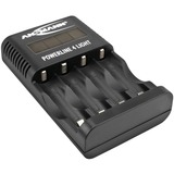 Ansmann Poweline 4 Light, Cargador negro, Alcalino, Níquel-metal hidruro (NiMH), AA, AAA