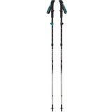 Black Diamond Distance FLZ bastón de trekking Mujeres Plegable, Aparato para fitness negro/Turquesa, Mujeres, Plegable, Senderismo, Senderismo, Espuma, 415 g, 95 cm