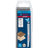 Bosch EXPERT ‘WOOD 2-SIDE CLEAN’ T 308 B Hoja de sierra de vaivén Acero de alto carbono (HCS) 25 pieza(s) Hoja de sierra de vaivén, Madera noble, Madera contrachapada, Acero de alto carbono (HCS), Negro, Acero inoxidable, 2,2 mm, 5 cm