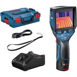 Bosch GTC 400 C Professional Noise equivalent temperature difference (NETD) Negro, Azul 2000 mAh 160 x 120 Pixeles Pantalla incorporada, Termodetector azul/Negro, Noise equivalent temperature difference (NETD), -10 - 400 °C, 3 °C, 160 x 120 Pixeles, Negro, Azul, 8,89 cm (3.5")