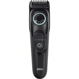 Braun BeardTrimmer 3 BT3411 Batería 40 2 cm Negro, Verde, Cortapelo para barba negro/Casa de la moneda, Lavable, Batería, Negro, Verde