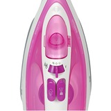 Braun TexStyle 3 SI3030PU Plancha a vapor Suela de cerámica 2300 W Rosa blanco/Violeta, Plancha a vapor, Suela de cerámica, 2 m, 145 g/min, Rosa, 45 g/min