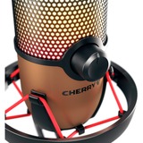CHERRY UM 9.0 PRO RGB, Micrófono negro/Cobre