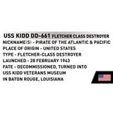 COBI USS Kidd DD-661, Juegos de construcción 