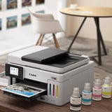 Canon MAXIFY GX 6150 Inyección de tinta A4 600 x 1200 DPI Wifi, Impresora multifuncional gris, Inyección de tinta, Impresión a color, 600 x 1200 DPI, A4, Impresión directa, Negro, Blanco