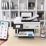 Canon MAXIFY GX 6150 Inyección de tinta A4 600 x 1200 DPI Wifi, Impresora multifuncional gris, Inyección de tinta, Impresión a color, 600 x 1200 DPI, A4, Impresión directa, Negro, Blanco