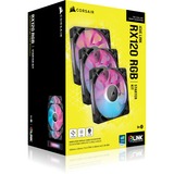 Corsair Corsair iCUE RX120 RGB Triple Kit, Ventilador negro