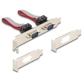 DeLOCK Mini PCIe I/O PCIe, 2x Serie RS-232, Tarjeta de interfaz 