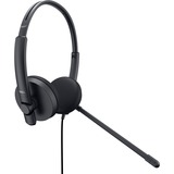 Dell Auriculares estéreo Pro – WH1022, Auriculares con micrófono negro, Alámbrico, Llamadas/Música, 20 - 20000 Hz, 120 g, Auriculares, Negro