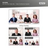 Digitus Barra de video todo en uno 4K Mini, Sistema de conferencias negro