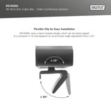 Digitus Barra de video todo en uno 4K Mini, Sistema de conferencias negro