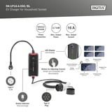 Digitus Cargador EV para enchufe doméstico negro/blanco