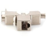 Digitus DN-93615 módulo de conector de red, Módulo Keystone plateado, -10 - 60 °C, 14 mm, 34 mm, 20 mm, 22 g, 80 mm