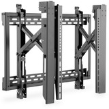 Digitus Soporte para monitor de videowall desplegable, 45-70", Soporte de monitor negro