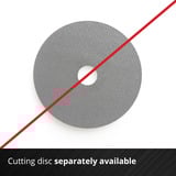 EINHELL Amoladora angular profesional a batería TP-AG 18/125 CE Q Li - Solo, 18 Voltios rojo/Negro