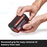 EINHELL Batería Power-X-Change Plus TWIN-PACK 18Volt 5,2Ah rojo/Negro