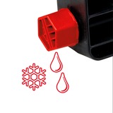 EINHELL Bomba de jardín a batería Power X-Change AQUINNA 18/28, 18 Voltios rojo/Negro