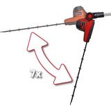 EINHELL GC-HH 18/45 Cuchilla sencilla 3,17 kg, Cortasetos rojo/Negro, Batería, 18 V, 3,17 kg, 450 mm