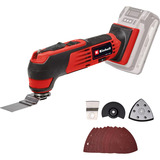 EINHELL Herramienta multifunción inalámbrica Power X-Change TE-MG 18/1 Li-Solo, 18 voltios rojo/Negro