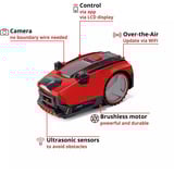 EINHELL Power X-Change Mähroboter FREELEXO CAM PLUS 600, Robot cortacésped rojo/Negro