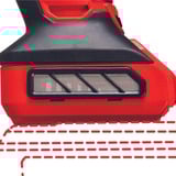 EINHELL TP-AG 18/125 CE Q Li - Solo, 4431155, Amoladora angular rojo/Negro