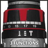 EINHELL Taladro atornillador percutor profesional a batería TP-CD 18/50 Li-i BL Solo, 18Volt, Martillo atornillador rojo/Negro