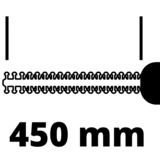 Einhell GC-HH 18/45 Cuchilla sencilla 3,17 kg, Cortasetos rojo/Negro, Batería, 18 V, 3,17 kg, 450 mm