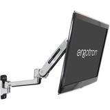 Ergotron LX Sit-Stand Wall Mount LCD Arm 106,7 cm (42") Acero inoxidable Pared, Soporte de monitor plateado, 11,3 kg, 106,7 cm (42"), 75 x 75 mm, 200 x 100 mm, Acero inoxidable