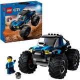 LEGO City Monster Truck Azul, Juegos de construcción Juego de construcción, 5 año(s), Plástico, 148 pieza(s), 317 g