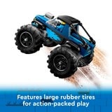 LEGO City Monster Truck Azul, Juegos de construcción Juego de construcción, 5 año(s), Plástico, 148 pieza(s), 317 g