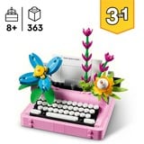 LEGO Creator Máquina de Escribir con Flores, Juegos de construcción Juego de construcción, 8 año(s), Plástico, 363 pieza(s), 523 g