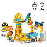 LEGO DUPLO Town Sitio de Construcción con Vehículos de Construcción - Set 3 en 1, Juegos de construcción 