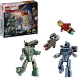 LEGO Iron Man y Máquina de Guerra vs. Drones de Hammer, Juegos de construcción Juego de construcción, 7 año(s), Plástico, 204 pieza(s), 162 g