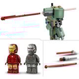 LEGO Iron Man y Máquina de Guerra vs. Drones de Hammer, Juegos de construcción Juego de construcción, 7 año(s), Plástico, 204 pieza(s), 162 g