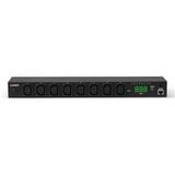 Lindy IPower Switch Classic 8 (32657), Regleta negro