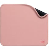 Logitech Mouse Pad - Studio Series Rosa, Alfombrilla de ratón rosa, Rosa, Monocromo, Nylon, Poliéster, Caucho, Base antiderrapante