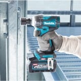Makita Llave de impacto a batería TW004GD201 XGT, 1/2", 40 voltios, Tornillo de percusión azul/Negro