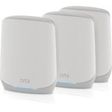 Netgear Orbi RBK763S Tribanda (2,4 GHz/5 GHz/5 GHz) Wi-Fi 6 (802.11ax) Blanco 7 Interno, Enrutador de malla blanco, Blanco, Interno, Sistema de malla, 525 m², Tribanda (2,4 GHz/5 GHz/5 GHz), Wi-Fi 6 (802.11ax)