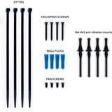 Noctua Soporte para ventilador multiusos NV-FM1, giratorio negro (mate)