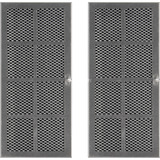 Respekta Juego de filtros de carbón activo MIZ 7800 plateado/Negro