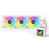 Sharkoon S100 ARGB, Refrigeración por agua blanco