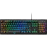 Sharkoon SKILLER SGK30 teclado USB QWERTY Italiano Negro, Teclado para gaming negro, Completo (100%), USB, Interruptor mecánico, QWERTY, LED RGB, Negro