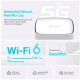TP-Link Archer NX200 router inalámbrico Gigabit Ethernet Doble banda (2,4 GHz / 5 GHz) 5G Blanco Wi-Fi 6 (802.11ax), Doble banda (2,4 GHz / 5 GHz), Ethernet, 5G, Blanco, Router de sobremesa