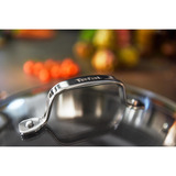 Tefal E49704, Pan acero fino